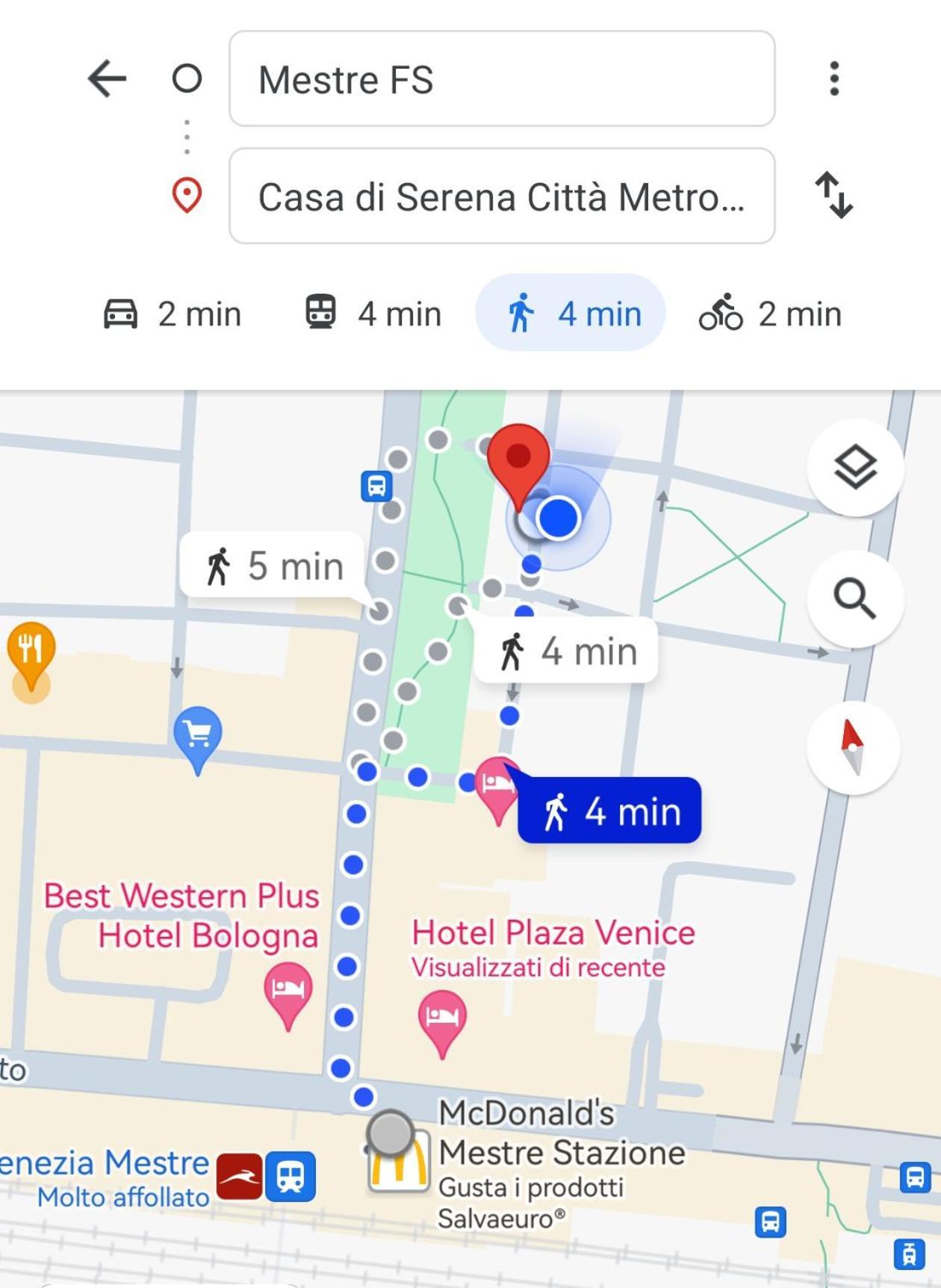 Casa Di Serena Mestre Kültér fotó